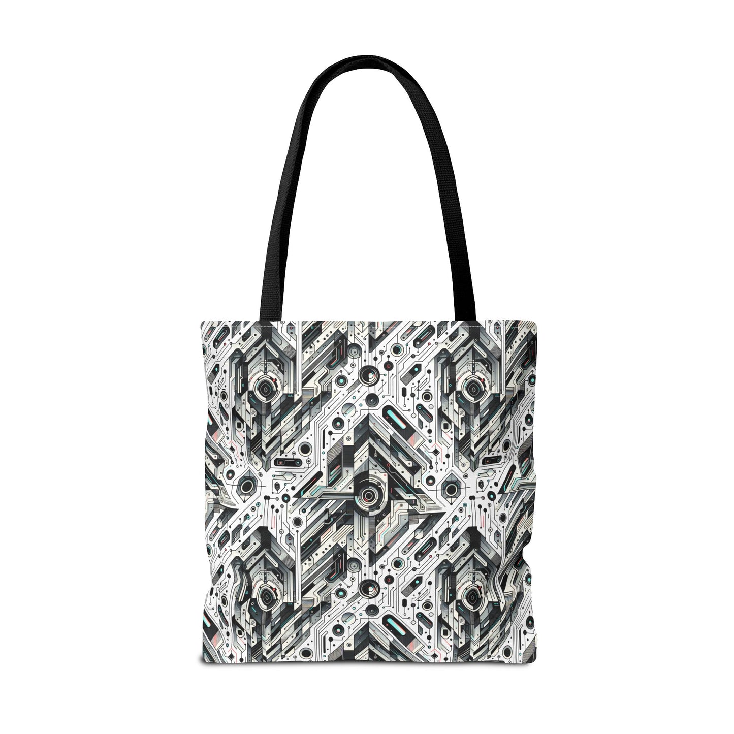 Tech-Infused Streetwear Tech-Forward Minimalism Tote Bag - 8404 Design-51
