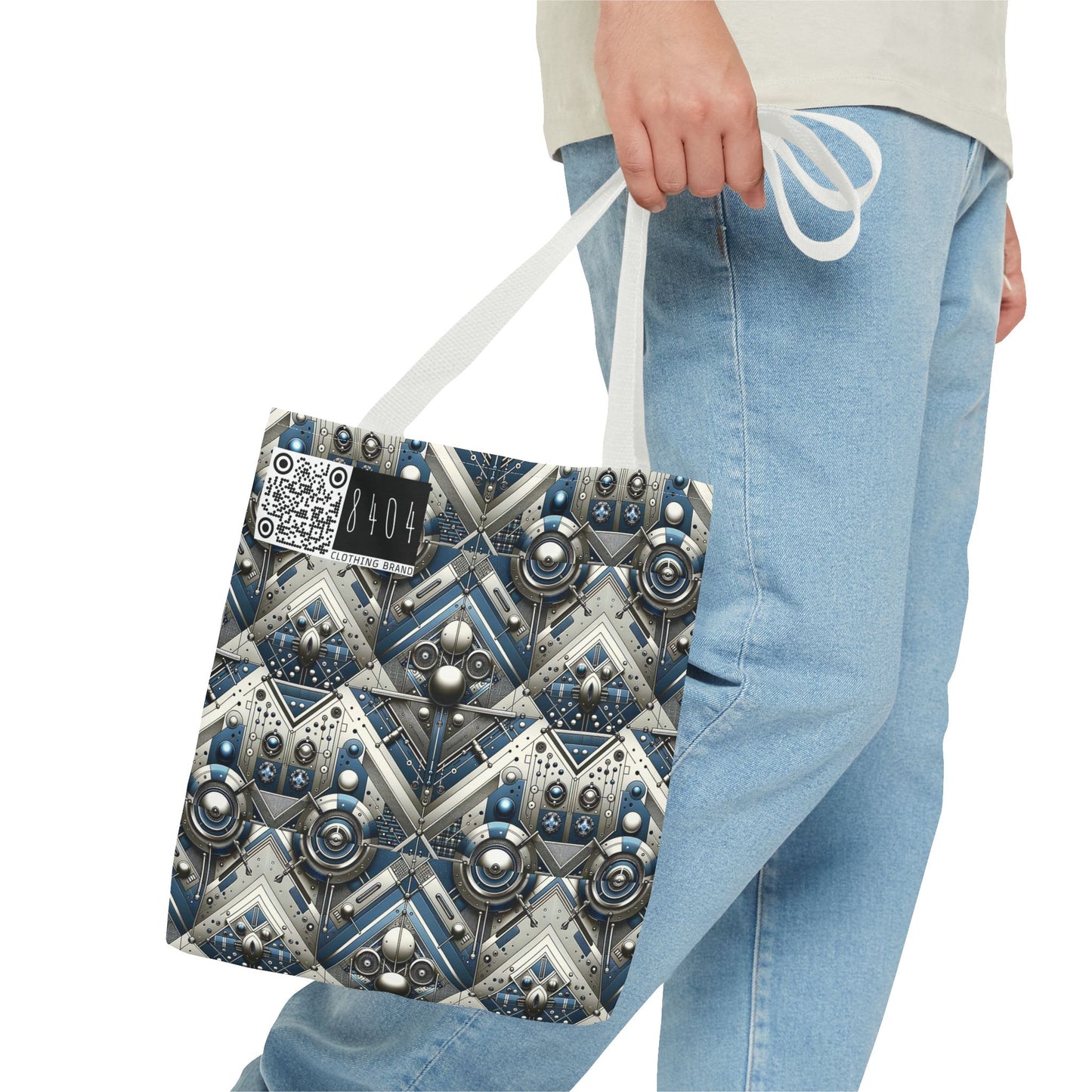 Tech Utility Fusion Tech-Forward Utility With a Futuristic Edge Tote Bag - 8404 Design-63