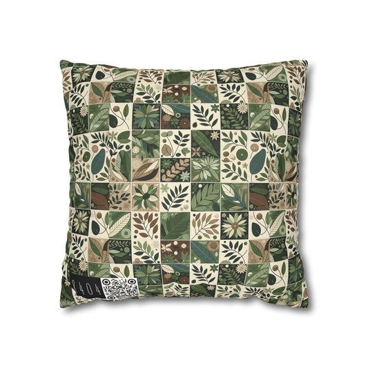 Streetwear Sustainability Environmentally Conscious Streetwear with a Natural Aesthetic Faux Suede Square Pillowcase - 8404 Design-57