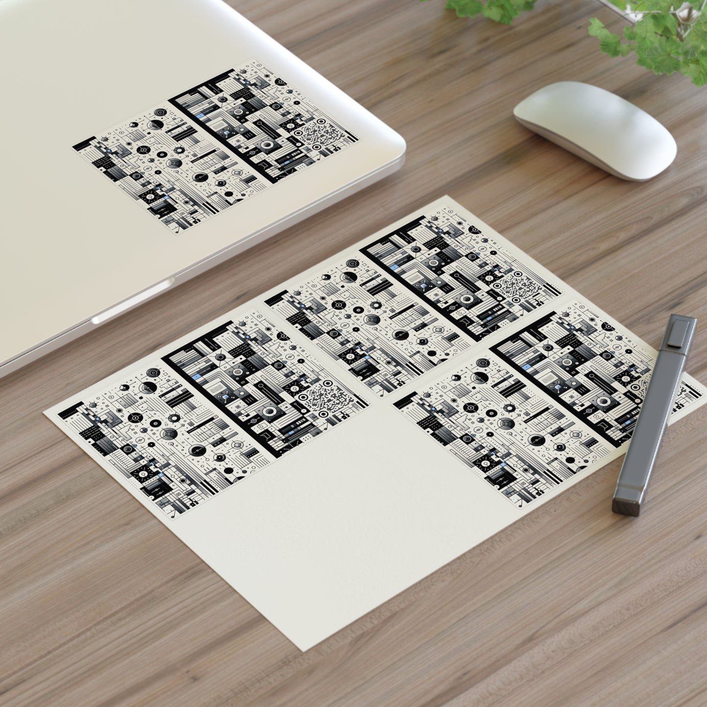 Digital Minimalism Minimalist Tech Sticker Sheets - 8404 Design-66