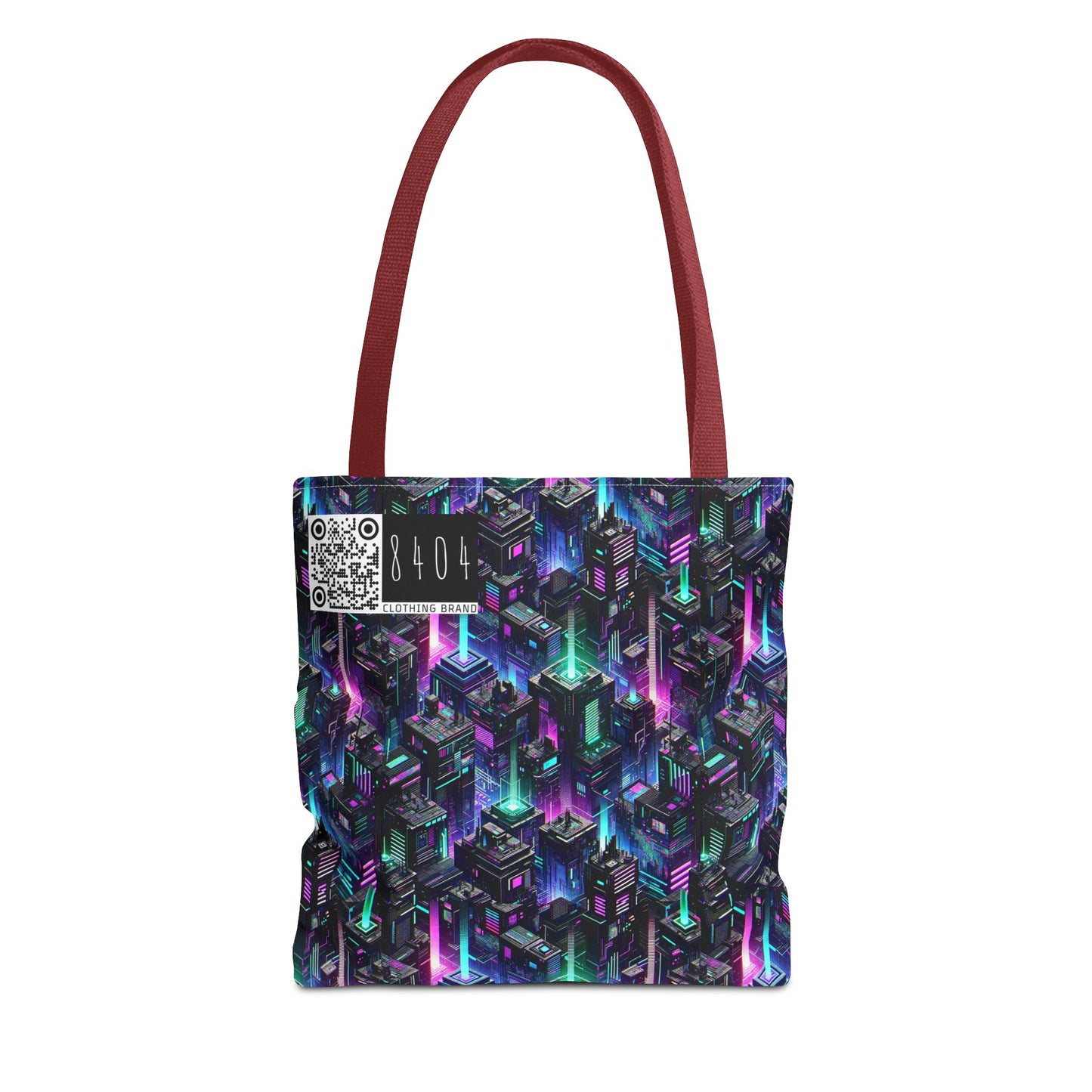 Tech Noir Graphics Futuristic Tech Aesthetics Tote Bag - 8404 Design-55
