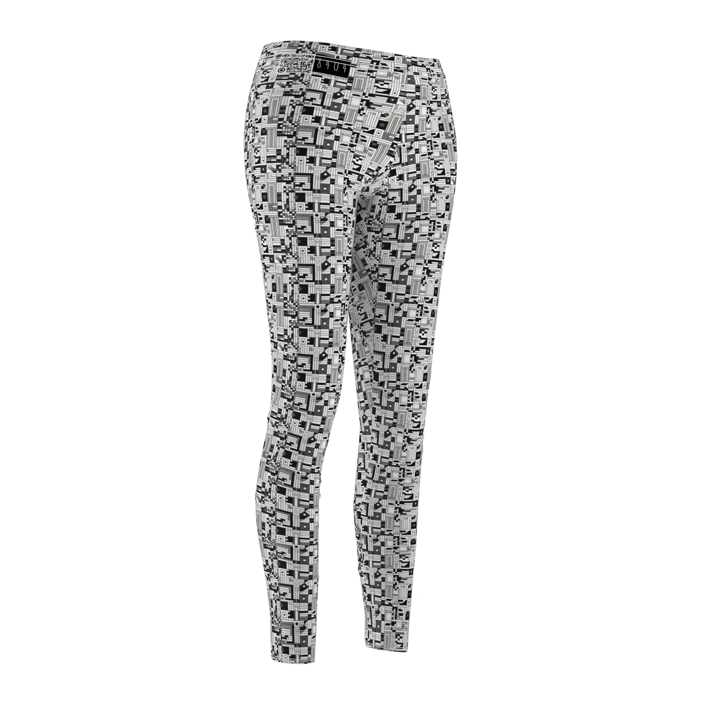 Digital Minimalism Minimalist Tech Women's Cut & Sew Casual Leggings - 8404 Design-43