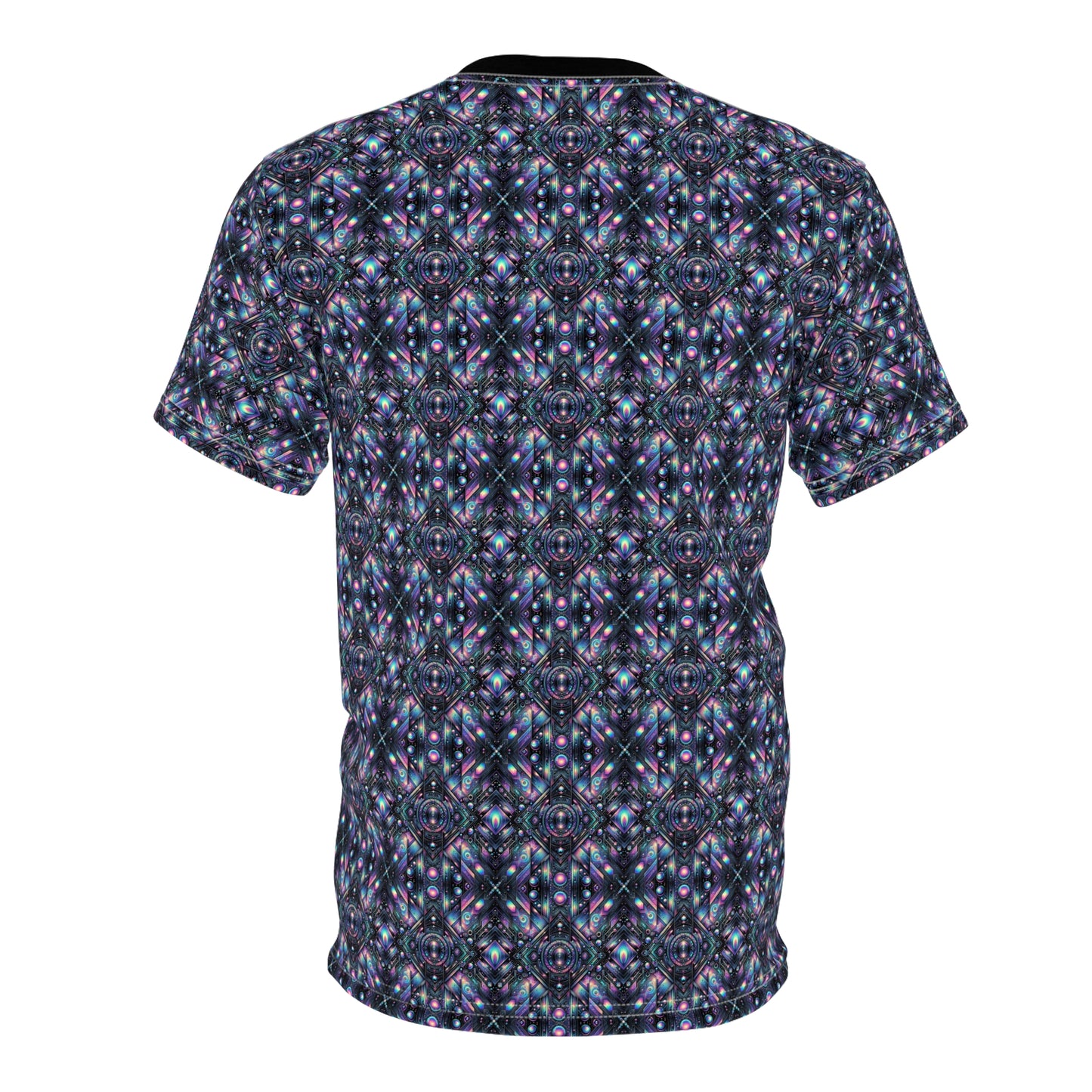 Galactic Hues Tech-Forward Cosmic Fusion Unisex Cut & Sew Tee - 8404 Design-58