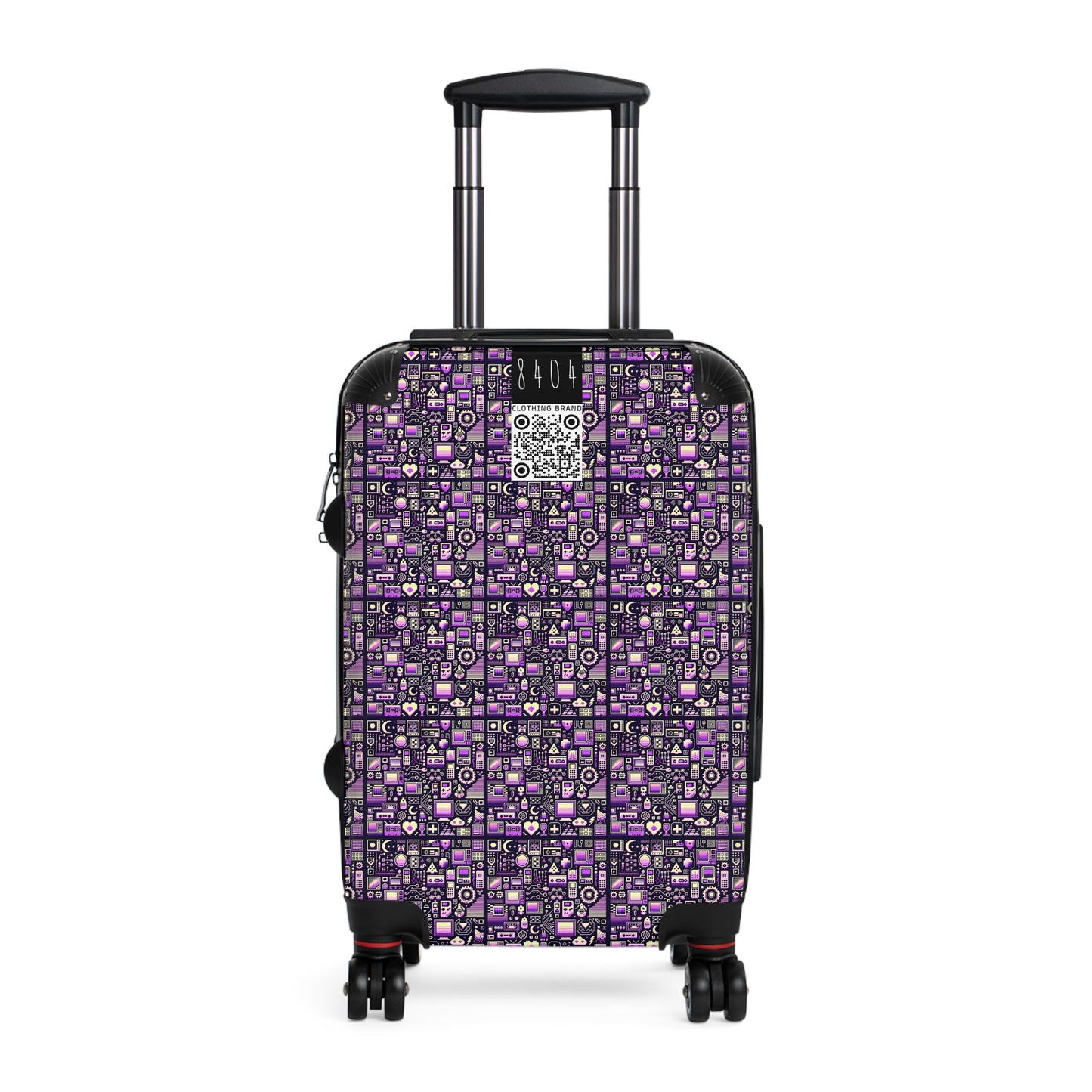 Digital Nostalgia Remix Modern Vintage Fusion Suitcase - 8404 Design-54