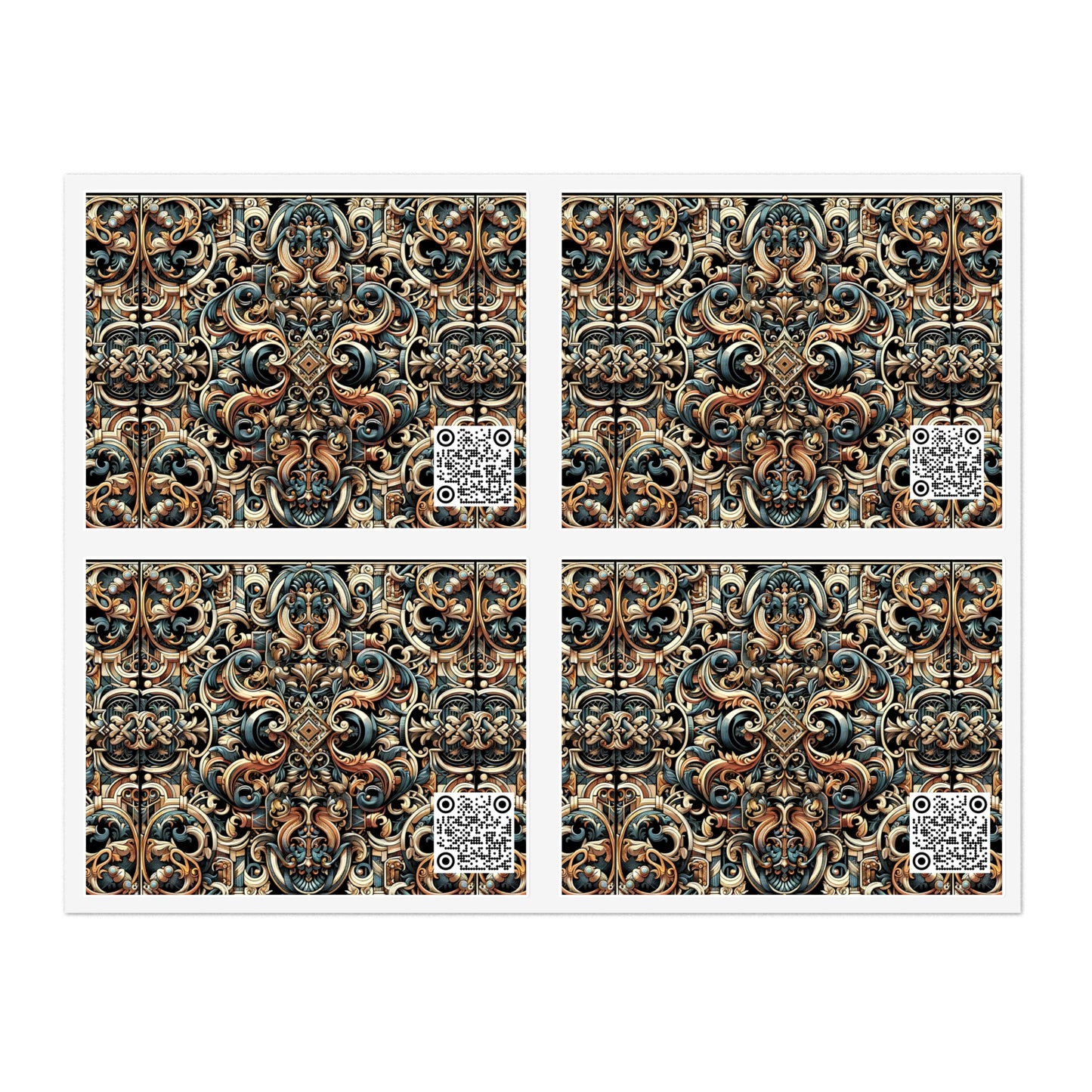 Urban Renaissance Historical Fusion With Street Edge Sticker Sheets - 8404 Design-59