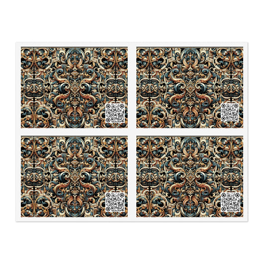 Urban Renaissance Historical Fusion With Street Edge Sticker Sheets - 8404 Design-59