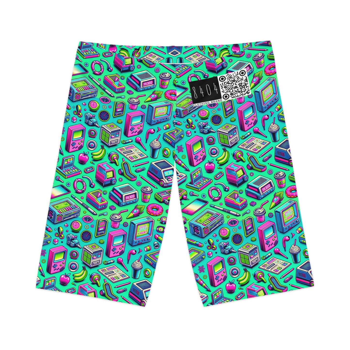 Y2k Revival Nostalgic Futurism Women's Bike Shorts - 8404 Design-48