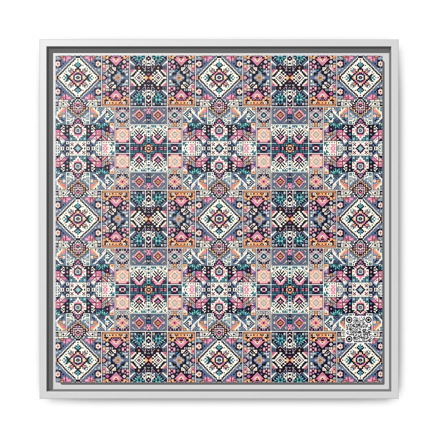 Matte Canvas, Framed (multi-Color) - 8404 Design-01