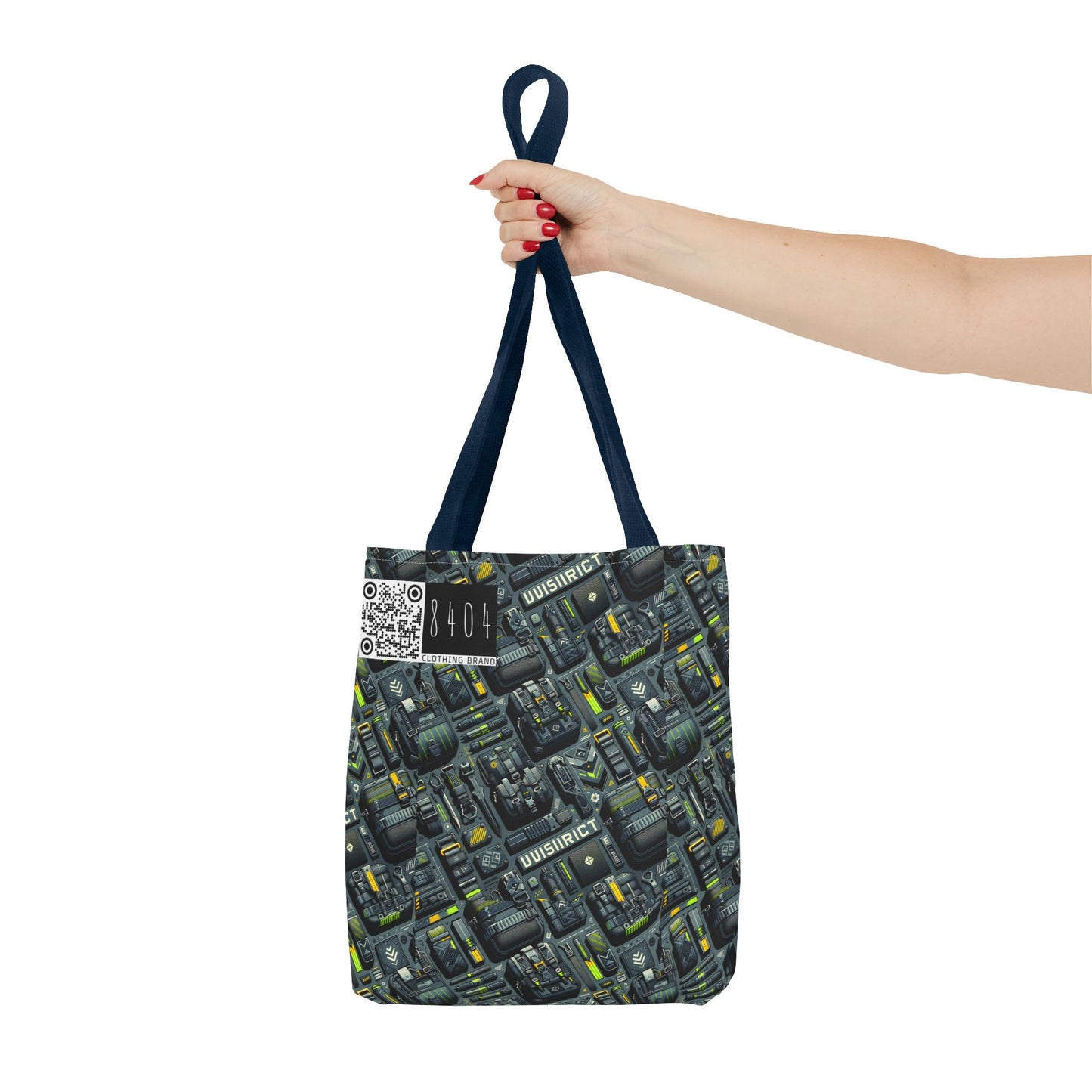 Tech Utility Streetwear Futuristic Tech-Forward Tote Bag - 8404 Design-47
