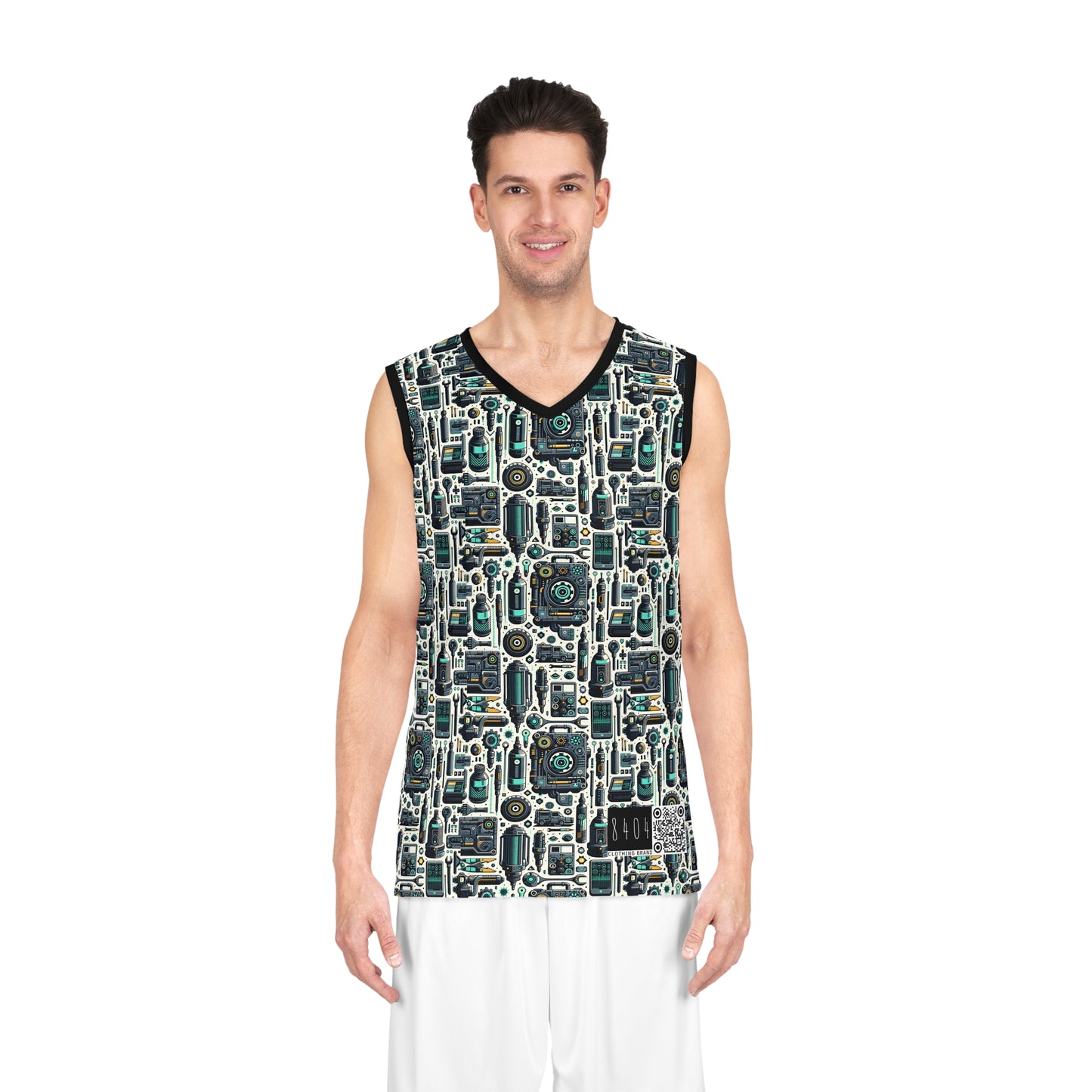 Tech Utility Fusion Modern Tech Streetwear Basketball Jersey - 8404 Design-53