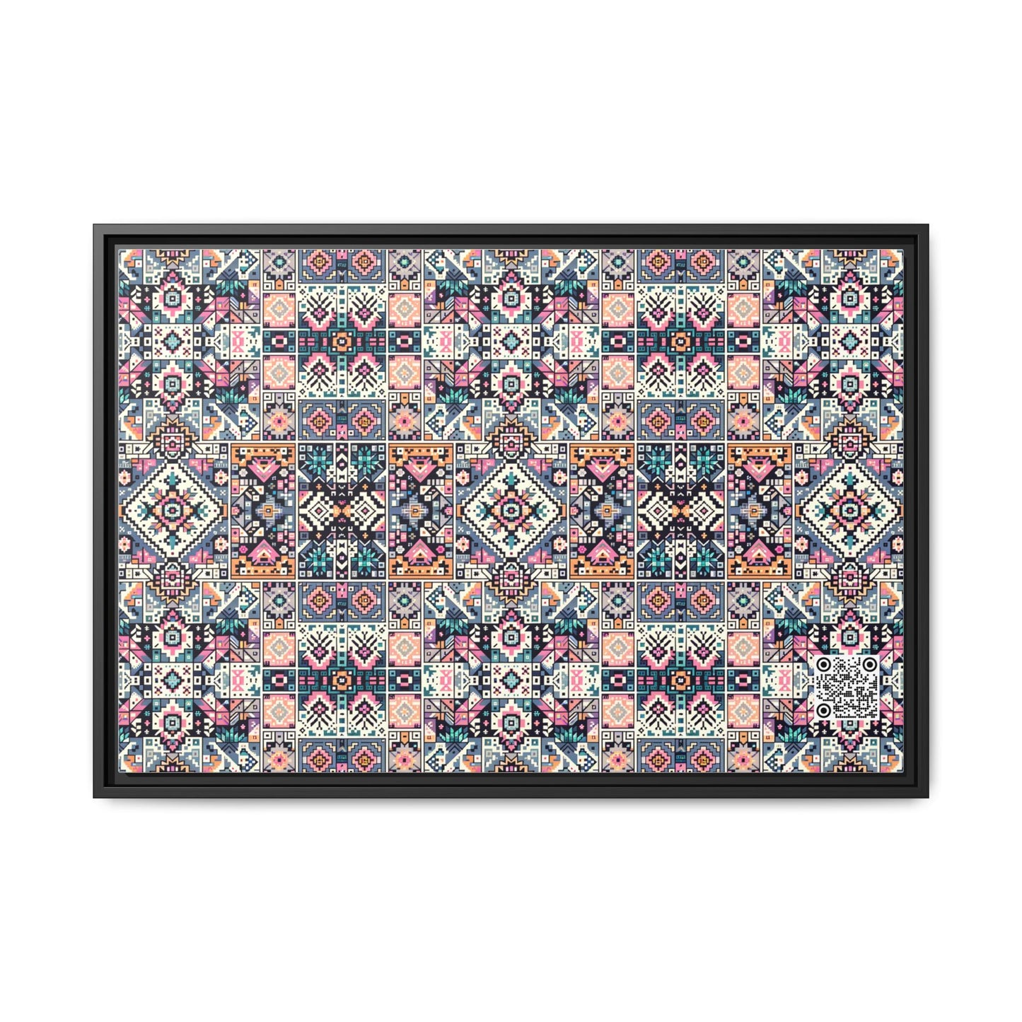 Matte Canvas, Framed (multi-Color) - 8404 Design-01
