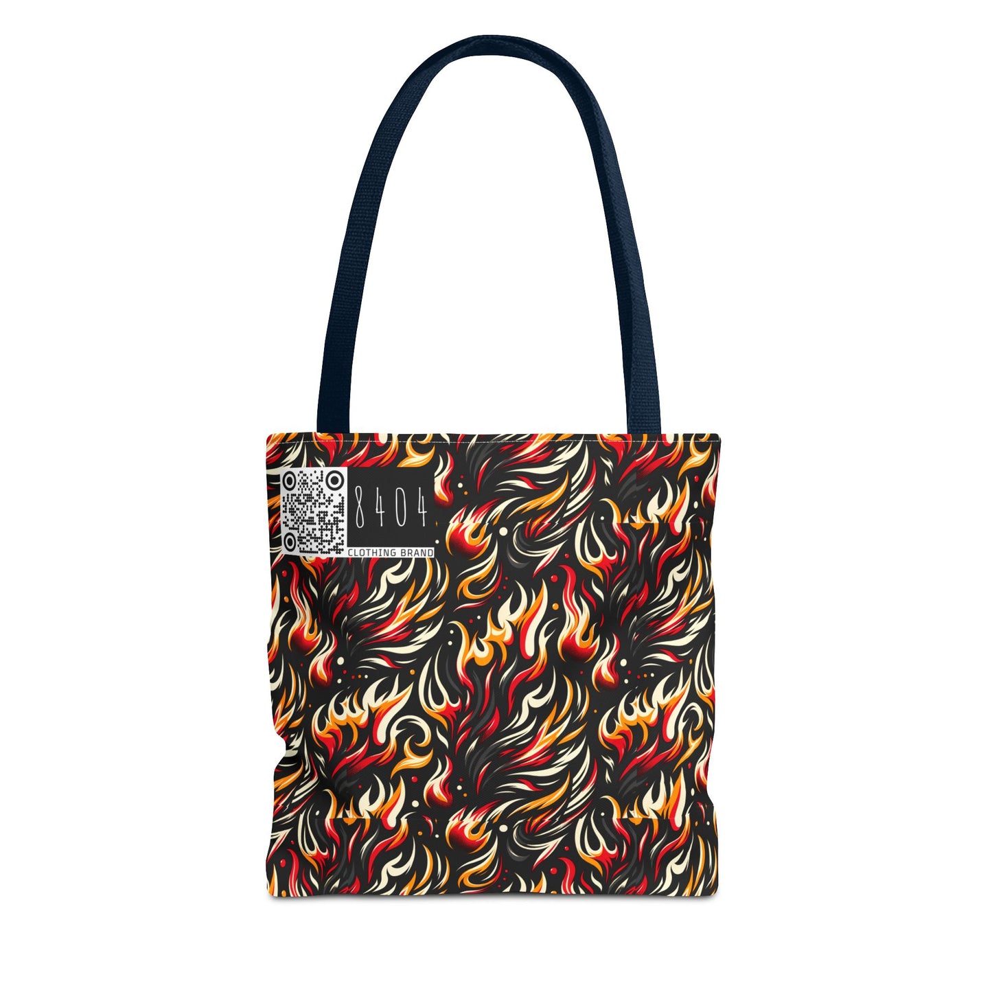 Fire & Flames Bold Streetwear Statement Tote Bag - 8404 Design-60