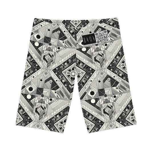 Tech Minimalism Minimalist Tech Women's Bike Shorts - 8404 Design-54
