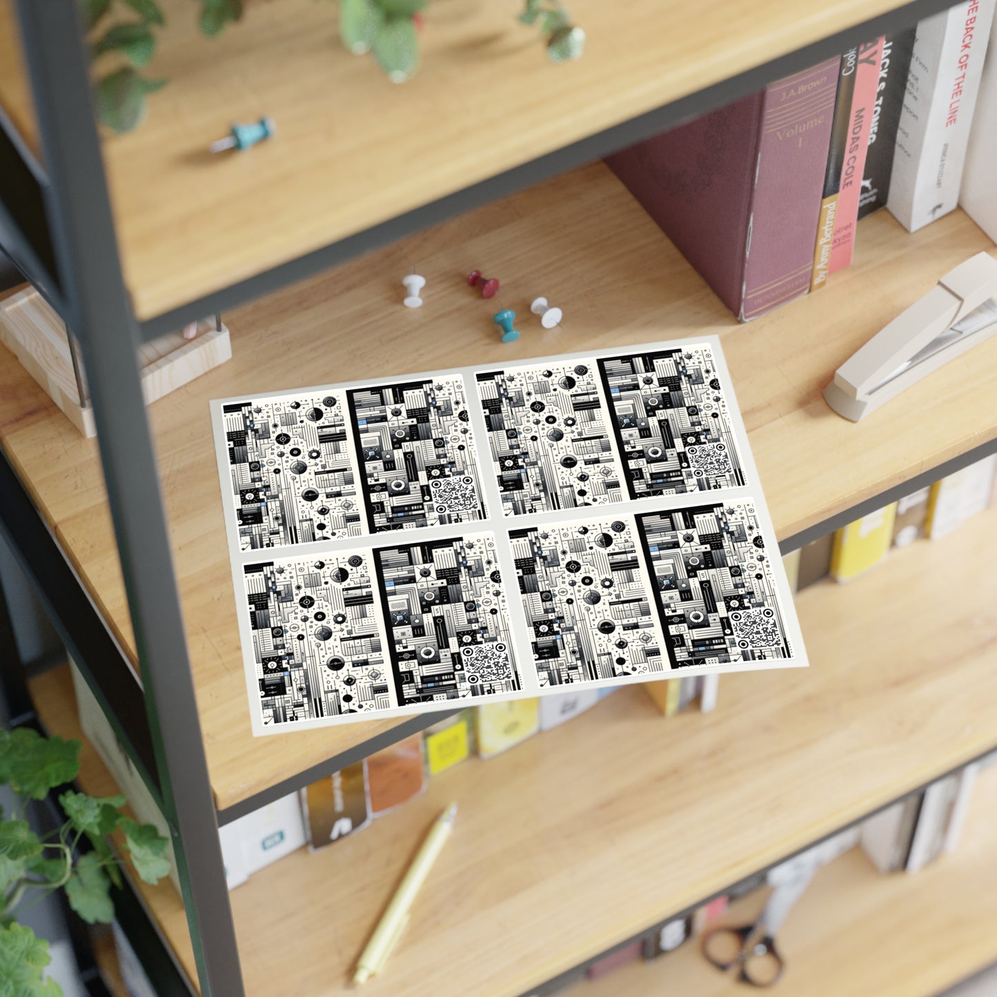 Digital Minimalism Minimalist Tech Sticker Sheets - 8404 Design-66