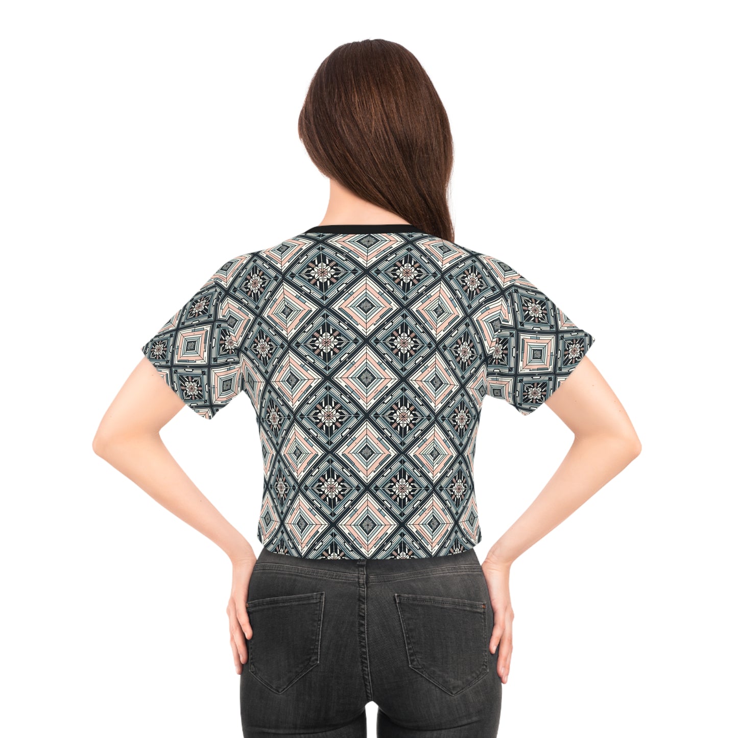 Tech Minimalism Minimalist Tech Crop Tee - 8404 Design-60