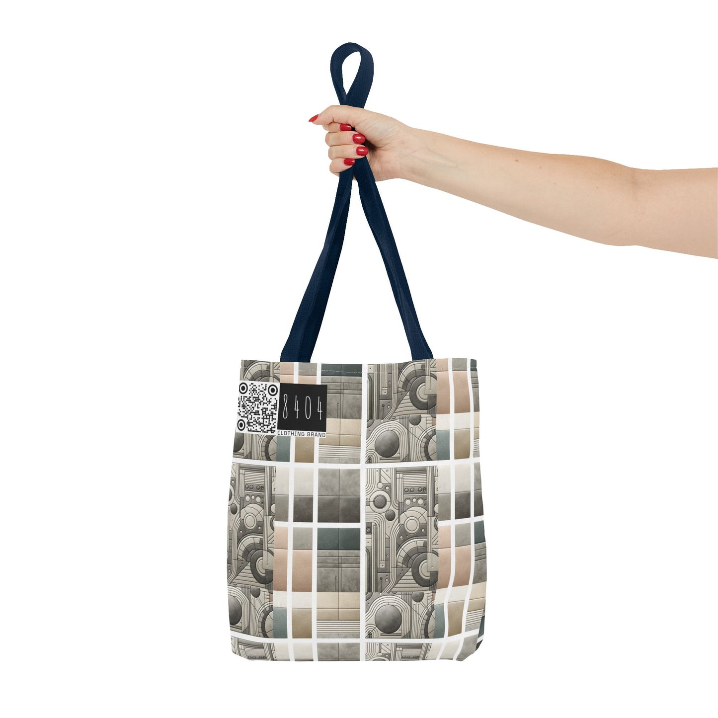 Tech Utility Chic Tech-Forward Minimalist Tote Bag - 8404 Design-59
