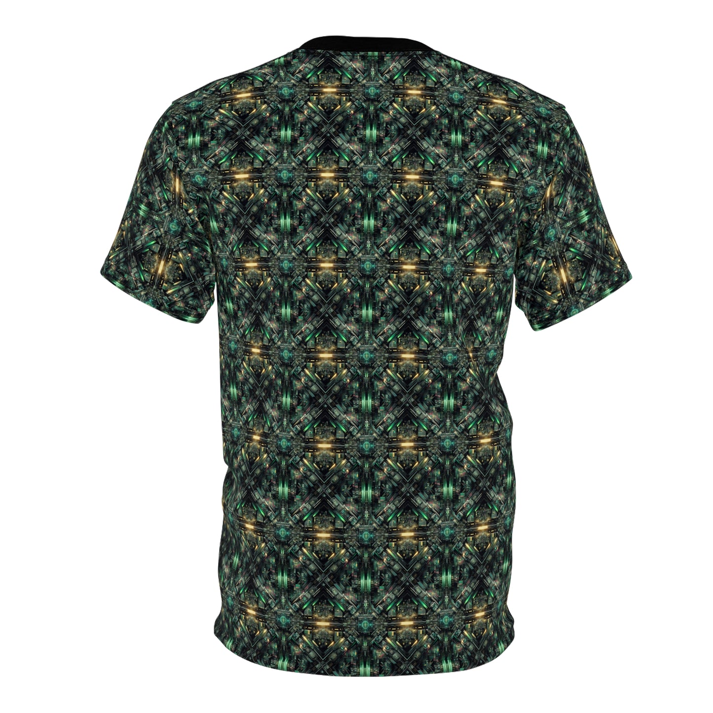 Tech Noir Graphics Tech-Inspired Streetwear Unisex Cut & Sew Tee - 8404 Design-56