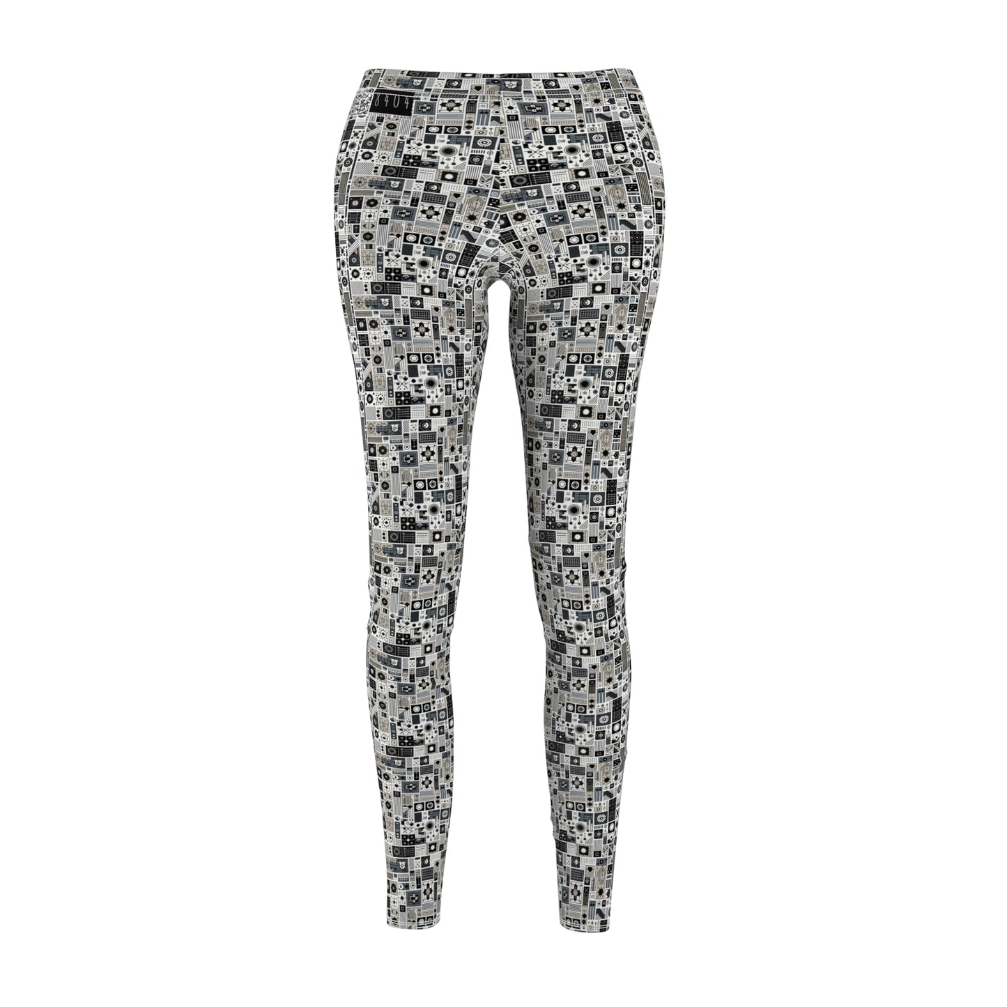 Digital Minimalism Minimalist Tech Women's Cut & Sew Casual Leggings - 8404 Design-45
