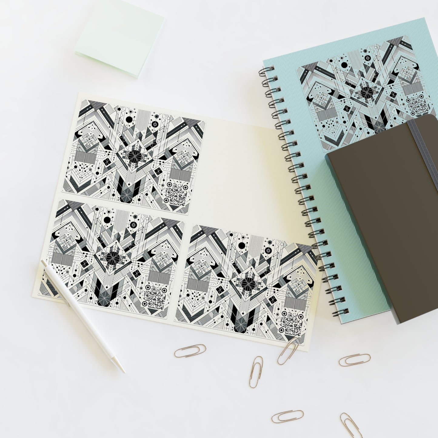 Digital Minimalism Minimalist Tech Sticker Sheets - 8404 Design-59