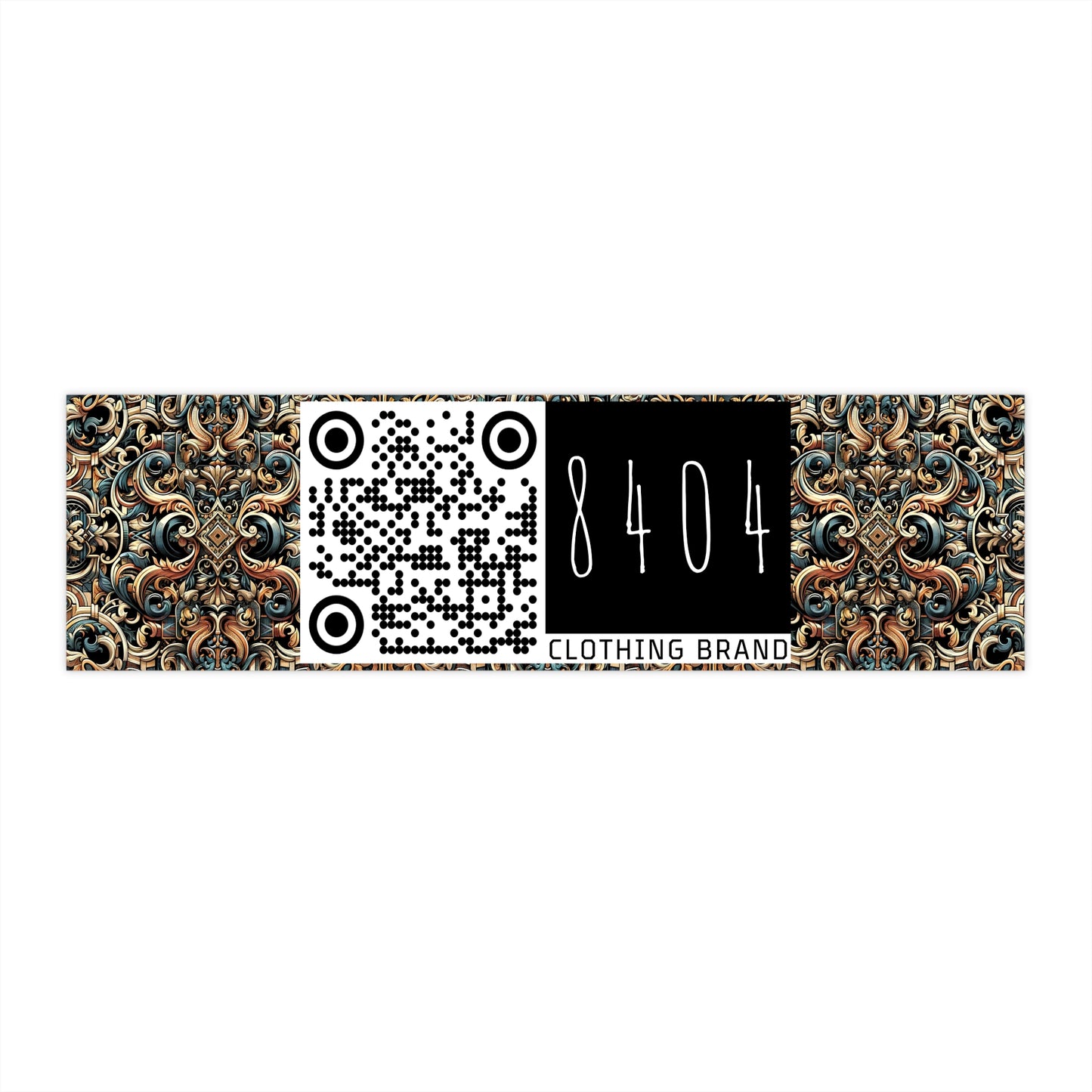 Urban Renaissance Historical Fusion With Street Edge Bumper Sticker - 8404 Design-59