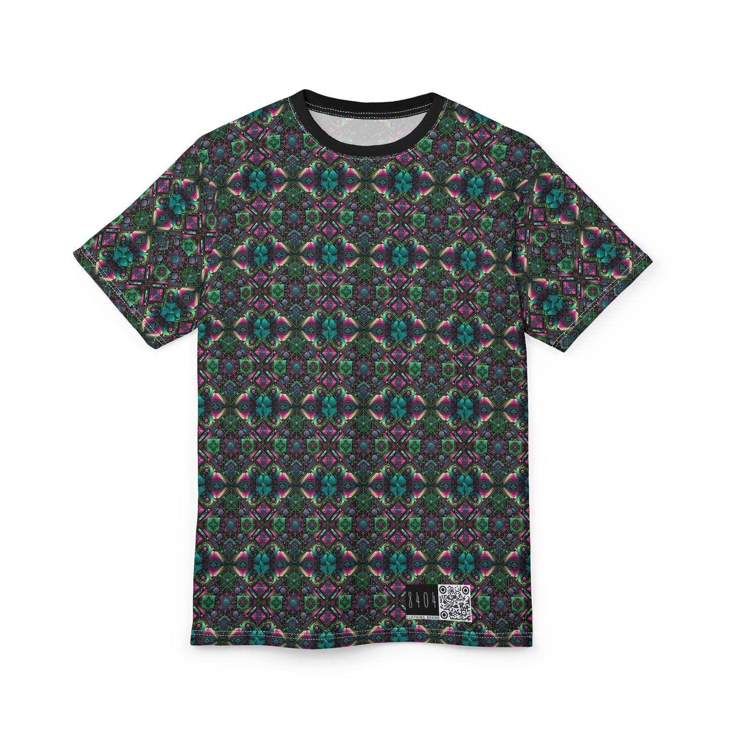 Tech-Infused Graphics Tech-Forward Streetwear Unisex Cut & Sew Tee - 8404 Design-45