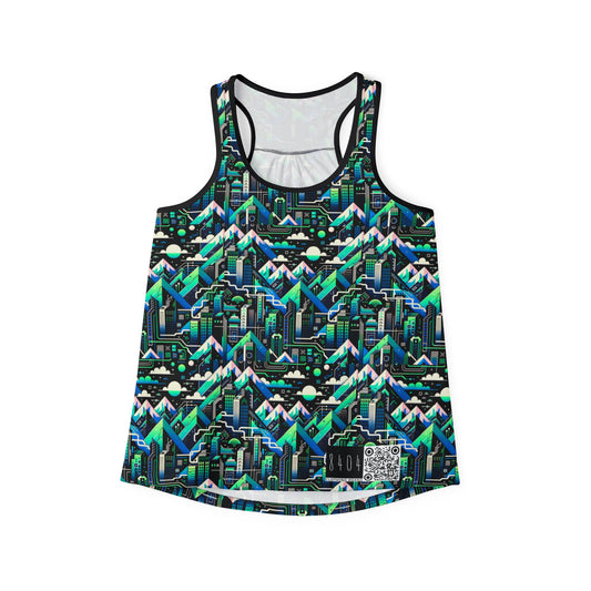 Digital Adventure Graphics Digital Explorer Women's Tank Top - 8404 Design-55