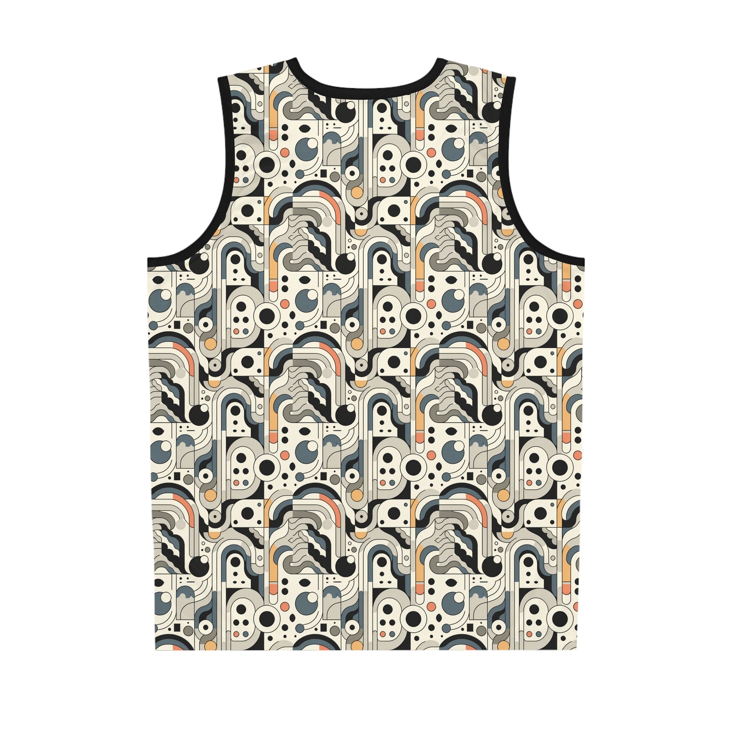 Modern Minimalism Minimalist Tech Basketball Jersey - 8404 Design-60