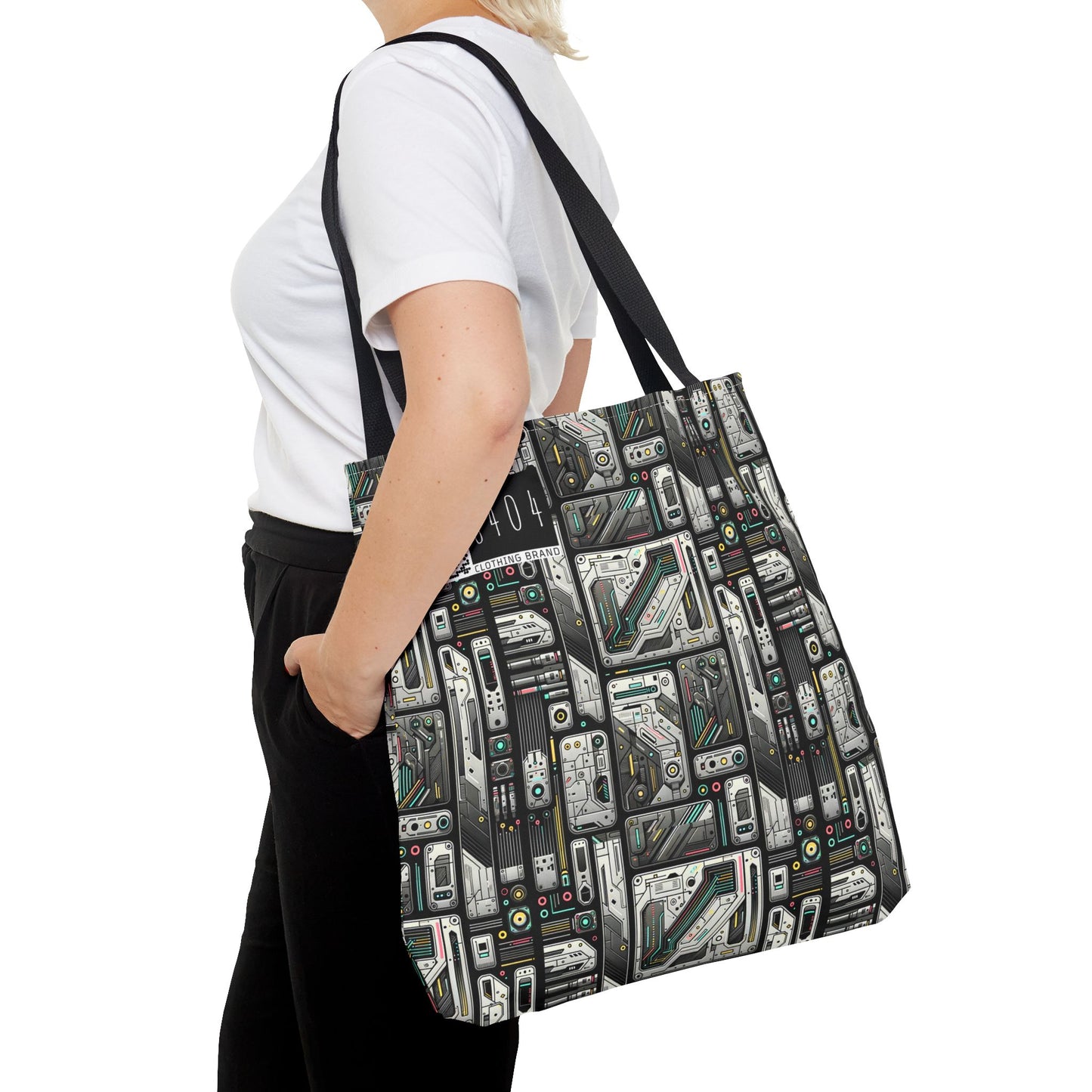 Tech Utility Gear Tech-Forward Minimalism Tote Bag - 8404 Design-45