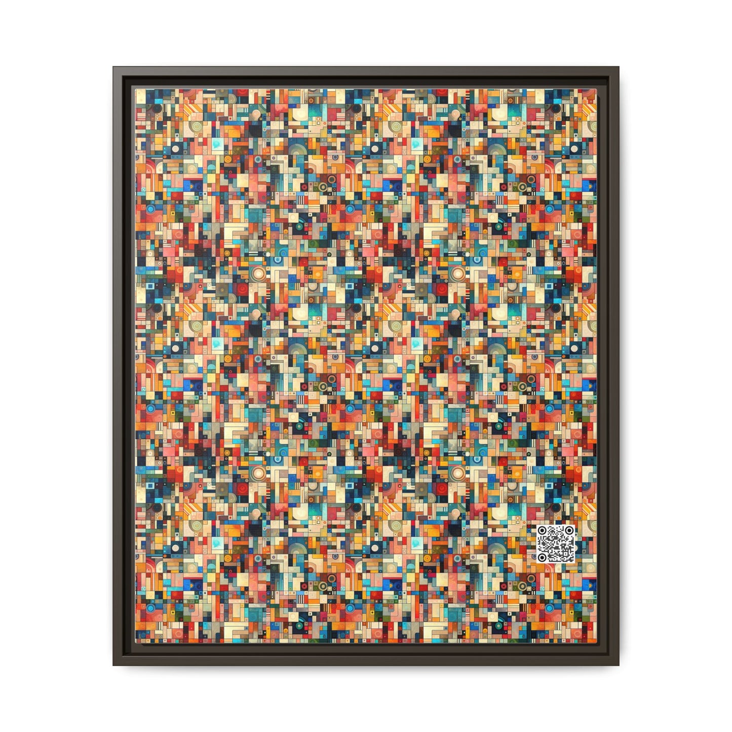 Digital Artistic Expression Artistic Streetwear Matte Canvas, Framed (multi-Color) - 8404 Design-46 B