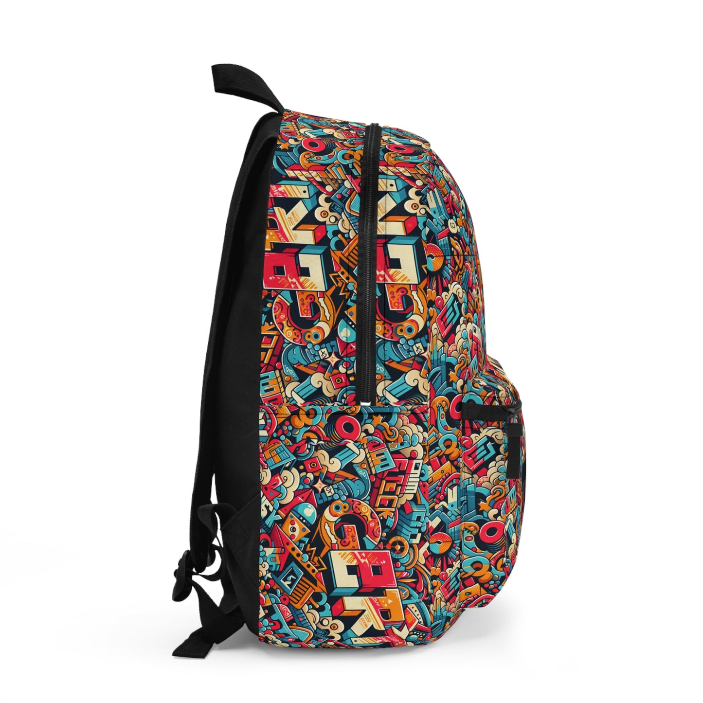 Neo-Traditional Street Art Modern Street Art Fusion Backpack - 8404 Design-58