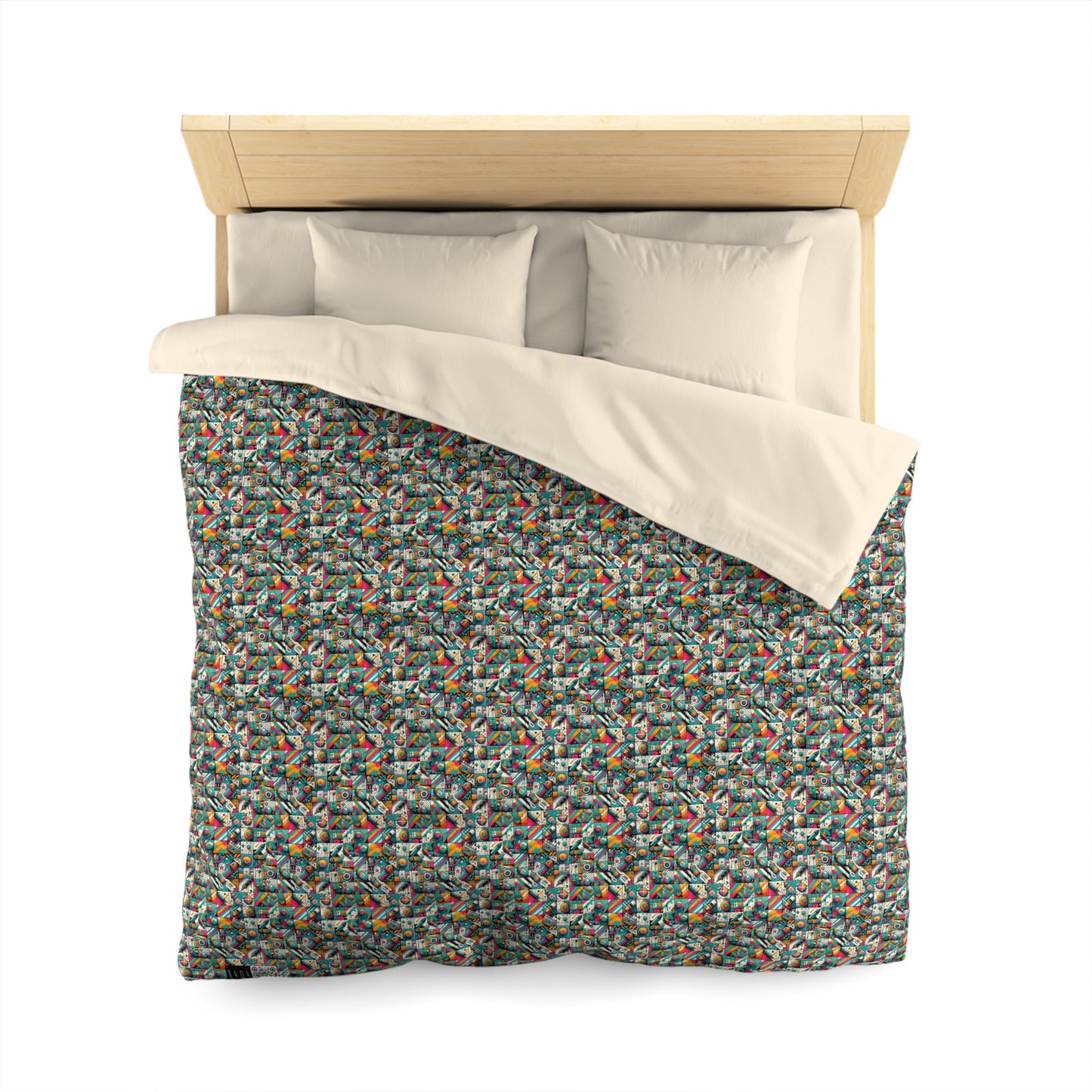 Graffiti Fusion Modern Street Art Fusion Microfiber Duvet Cover - 8404 Design-58