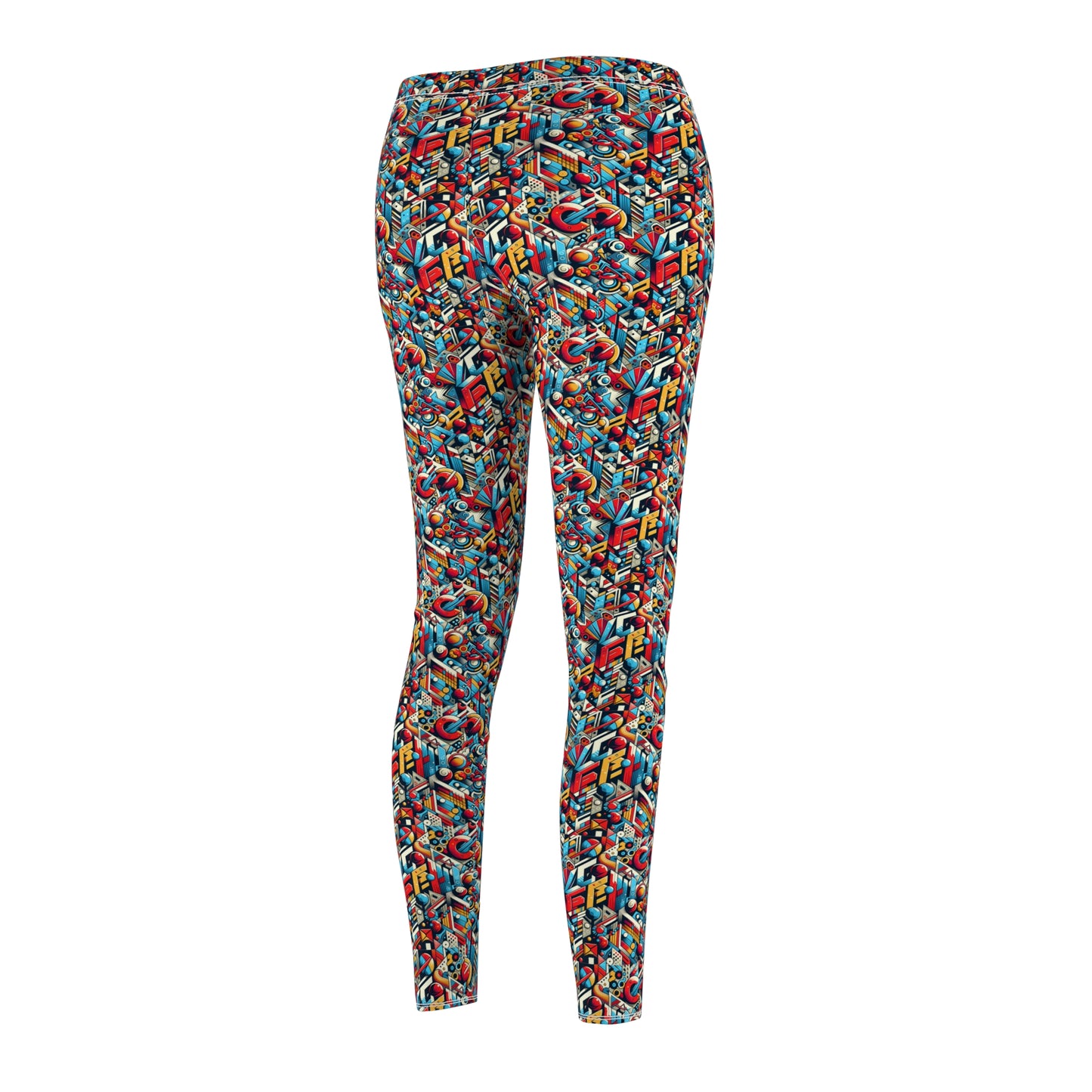 Neo-Traditional Street Art Modern Street Art Fusion Women's Cut & Sew Casual Leggings - 8404 Design-67