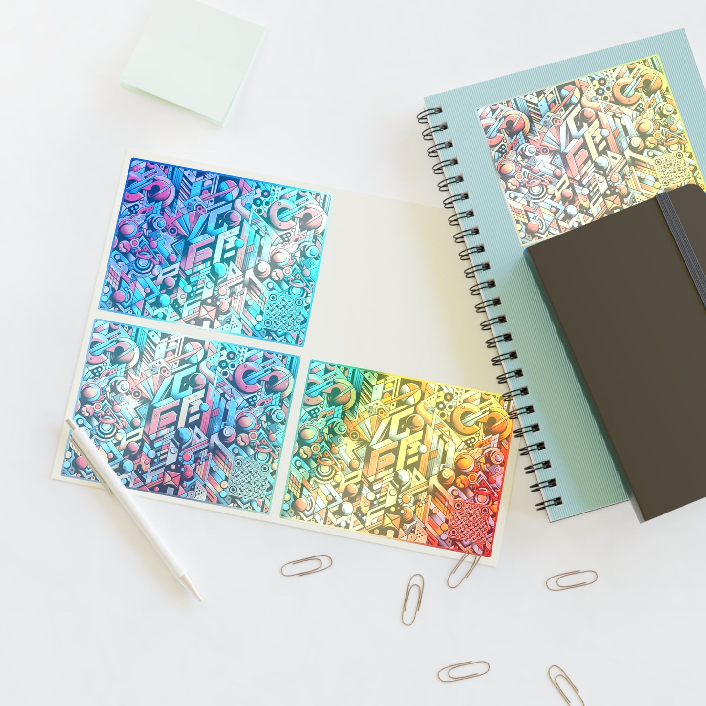 Neo-Traditional Street Art Modern Street Art Fusion Sticker Sheets - 8404 Design-67