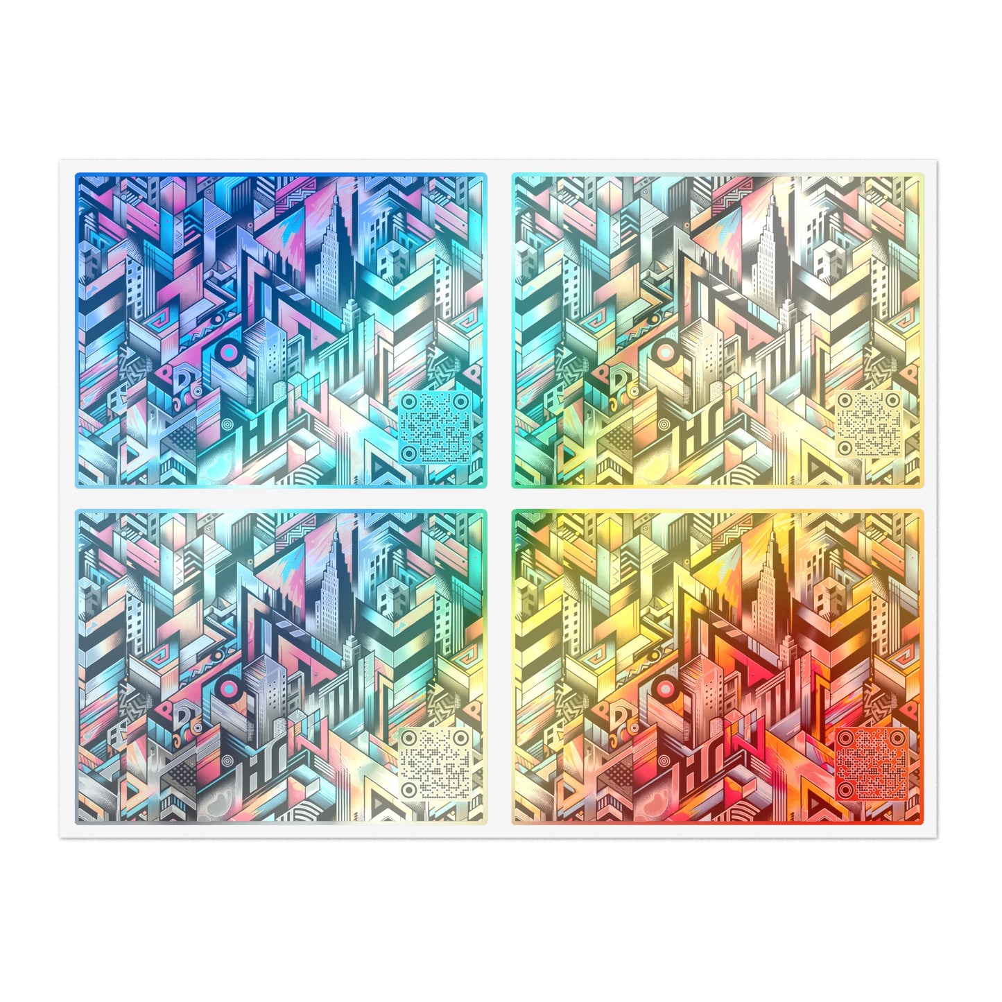 Graffiti Revival Urban Street Art Sticker Sheets - 8404 Design-62