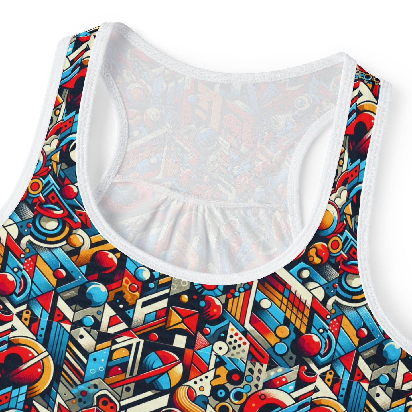 Neo-Traditional Street Art Modern Street Art Fusion Women's Tank Top - 8404 Design-67