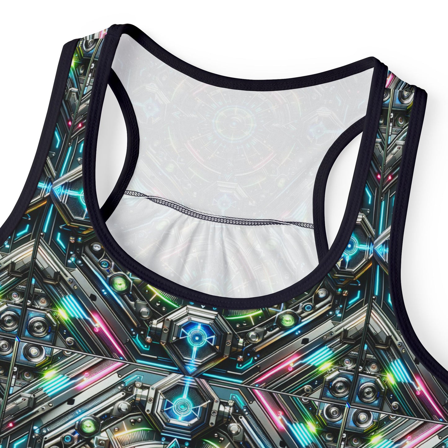 Tech-Infused Futurism Futuristic Tech Women's Tank Top - 8404 Design-53
