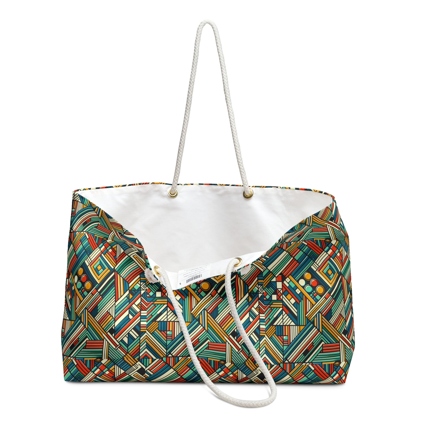 Abstract Graphic Art Modern Artistic Expression Weekender Bag - 8404 Design-67