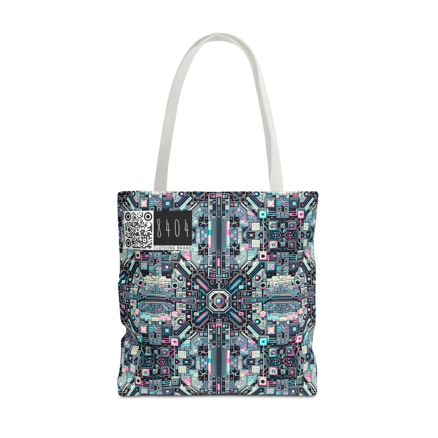 Digital Renaissance Tech-Forward Maximalism Tote Bag - 8404 Design-44
