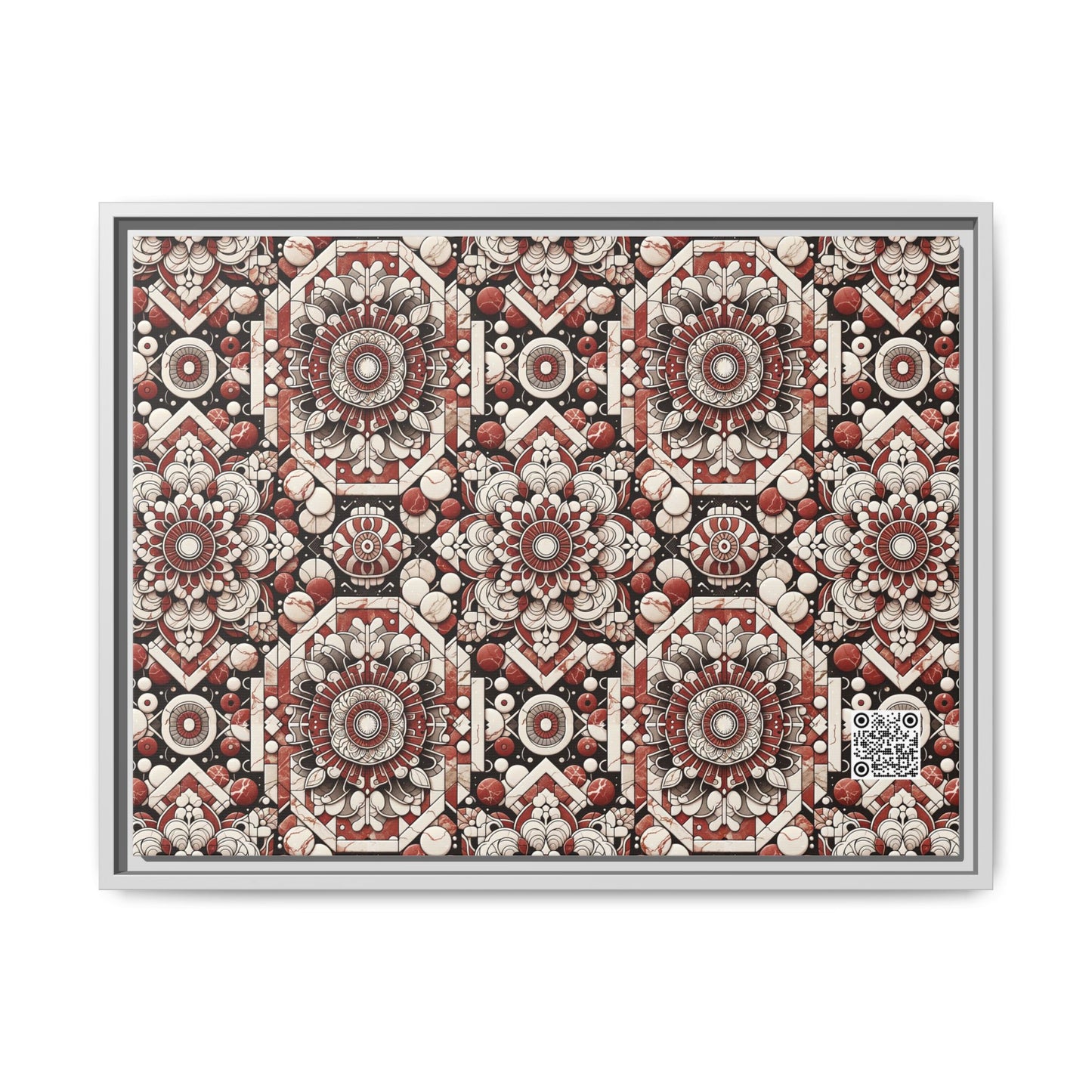 Neo Jomon Sculptural Aesthetics Artisanal Streetwear Matte Canvas, Framed (multi-Color) - 8404 Design-55 A
