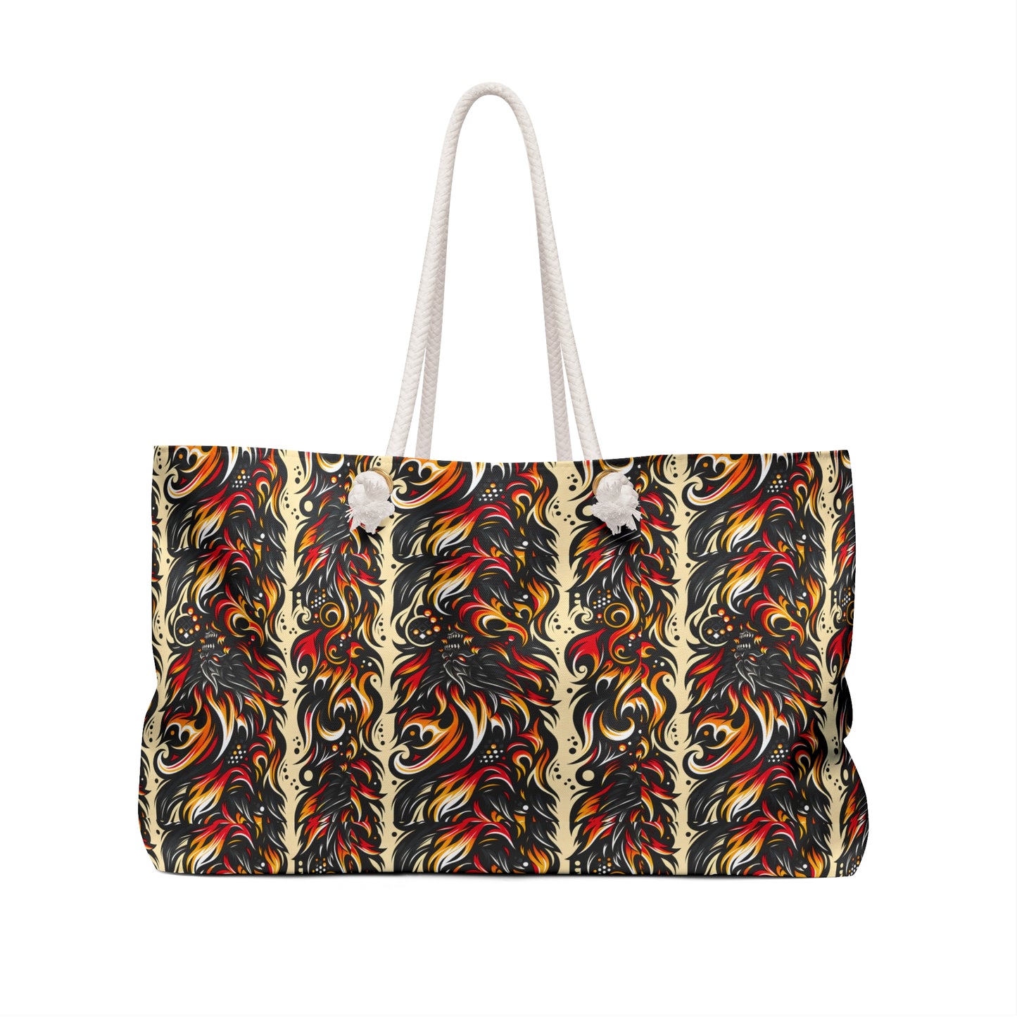 Flame Graphics Maximalist Streetwear Weekender Bag - 8404 Design-65