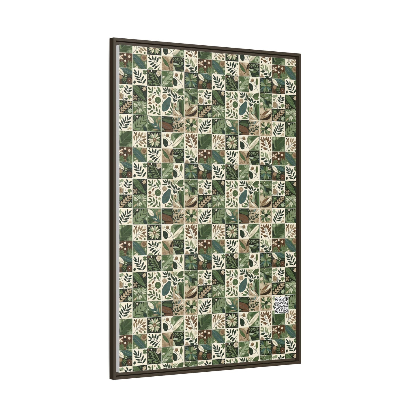 Streetwear Sustainability Environmentally Conscious Streetwear with a Natural Aesthetic Matte Canvas, Framed (multi-color) - 8404 Design-57 A