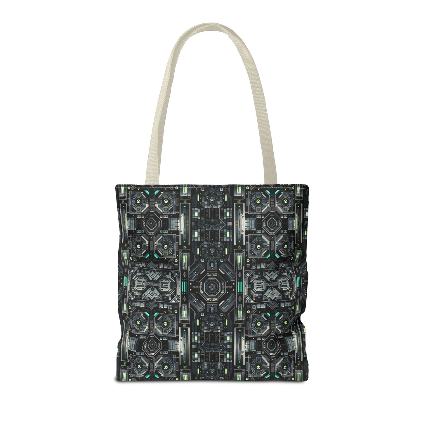 Tech Noir Tech-Forward Minimalism Tote Bag - 8404 Design-52