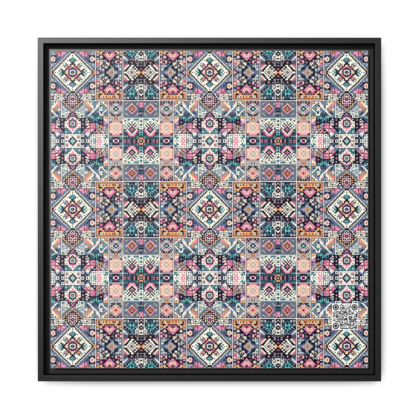 Matte Canvas, Framed (multi-Color) - 8404 Design-01
