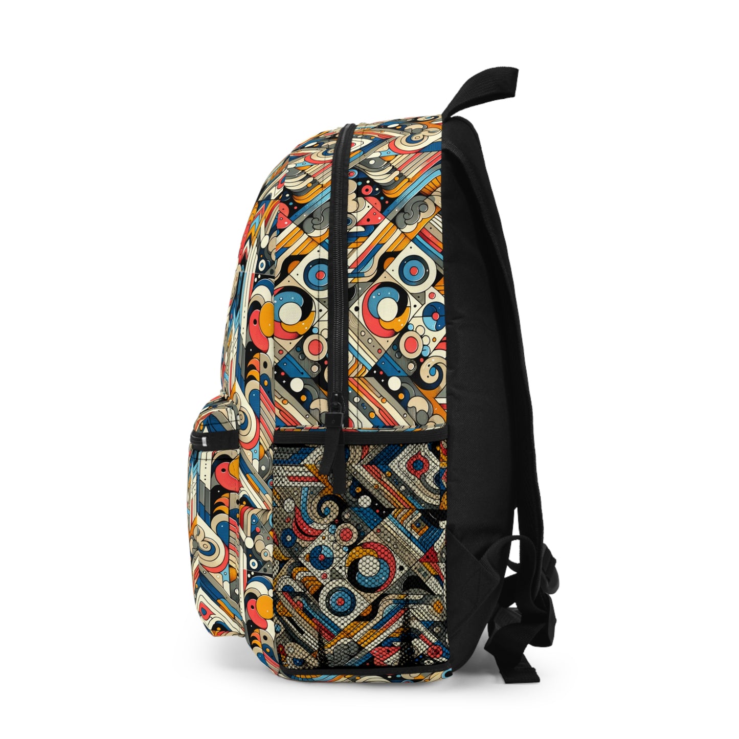 Abstract Graphic Art Modern Artistic Expression Backpack - 8404 Design-62