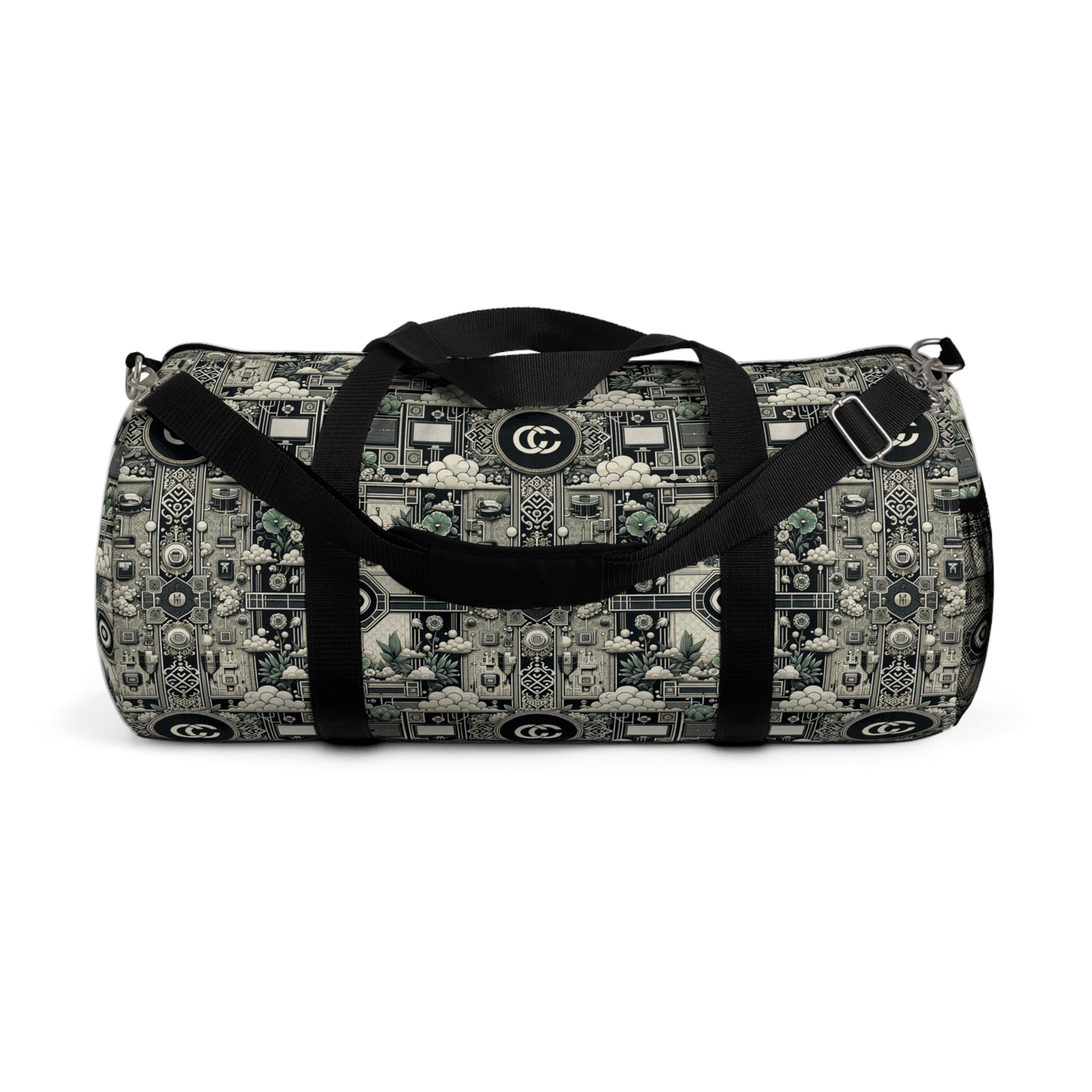 Cyber Garden Party Tech Garden Extravaganza Duffel Bag - 8404 Design-54