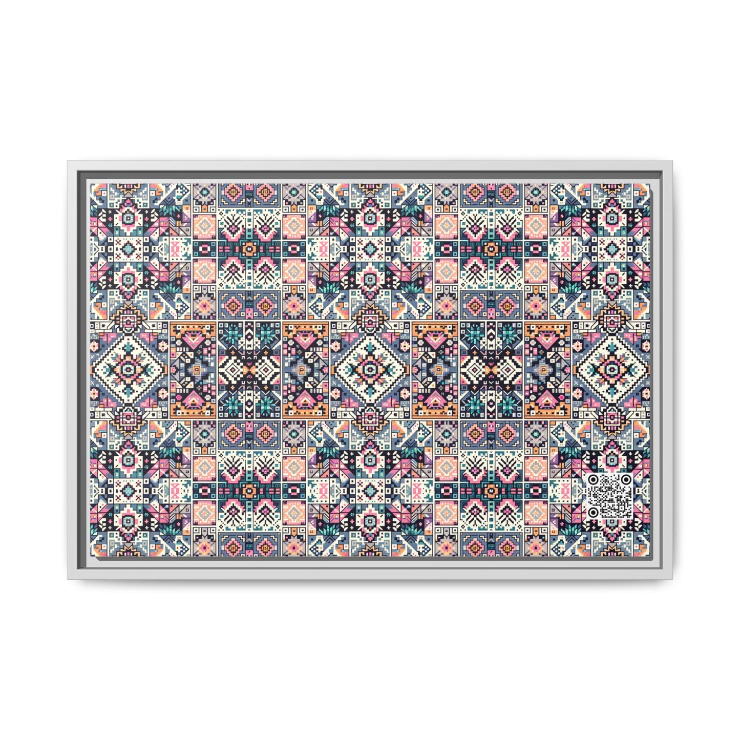 Matte Canvas, Framed (multi-Color) - 8404 Design-01