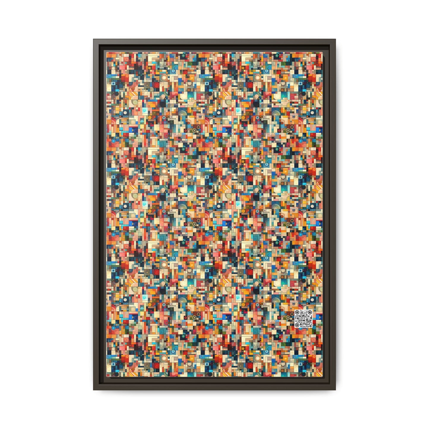 Digital Artistic Expression Artistic Streetwear Matte Canvas, Framed (multi-Color) - 8404 Design-46 B