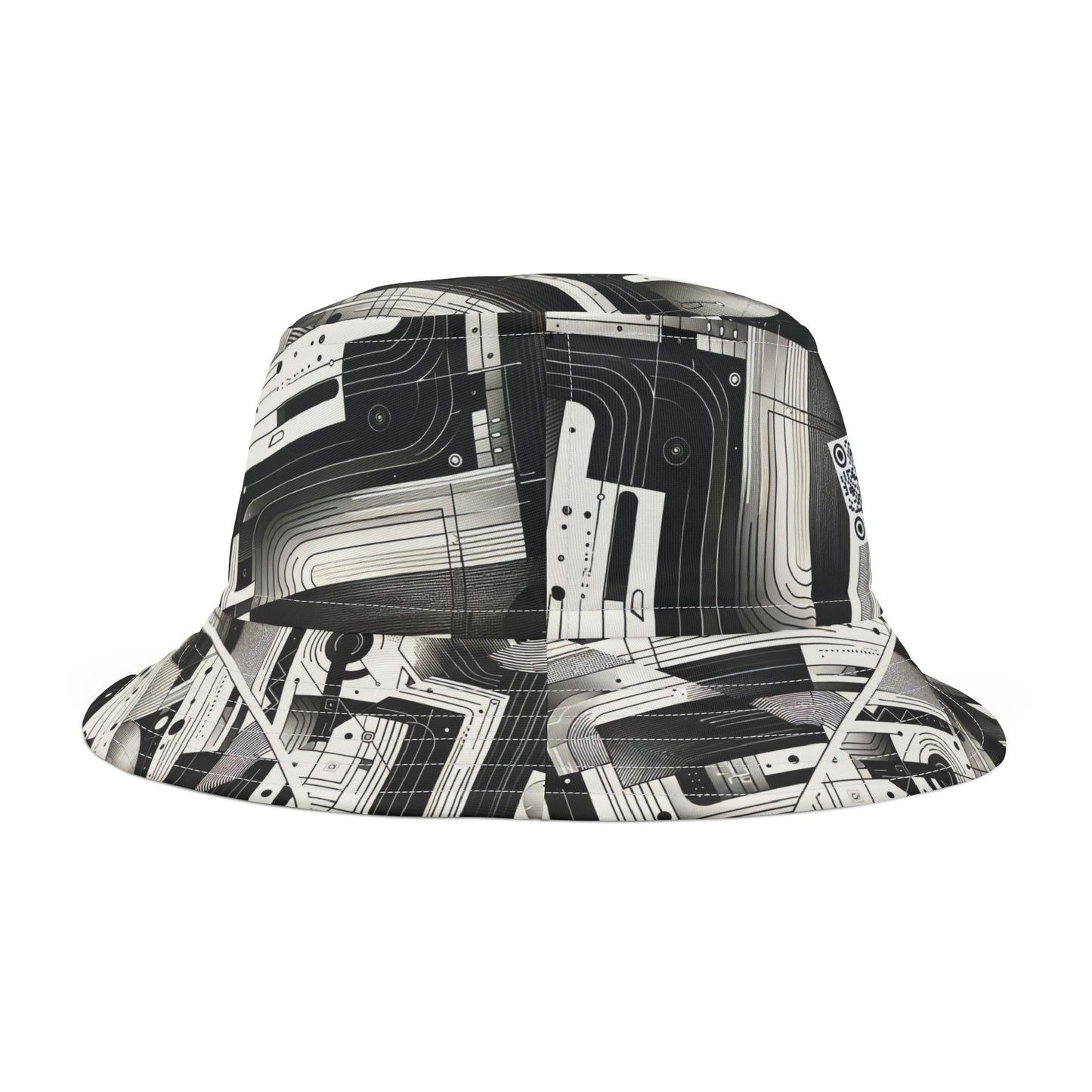 Digital Minimalism Minimalist Tech Bucket Hat - 8404 Design-57
