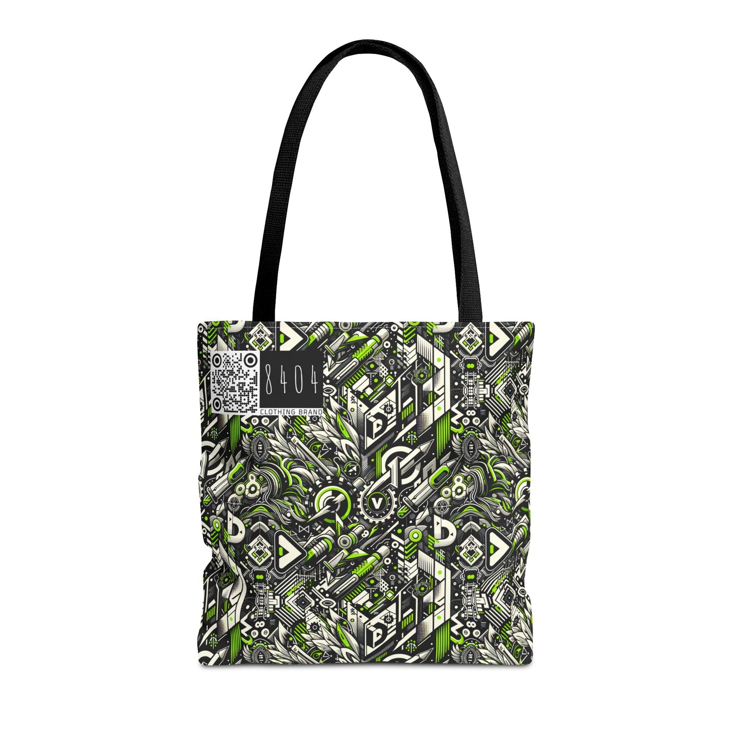 Graffiti Tech Fusion Bold Streetwear Fusion Tote Bag - 8404 Design-59