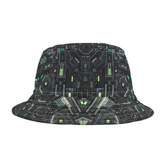 Tech Noir Tech-Forward Minimalism Bucket Hat - 8404 Design-52